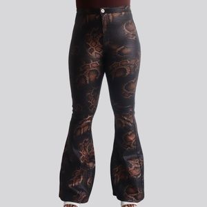 🖤 BEST-SELLER 🖤 SNAKE PRINT FLARED PANTS